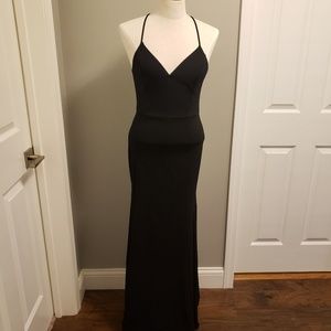 Long formal black dress